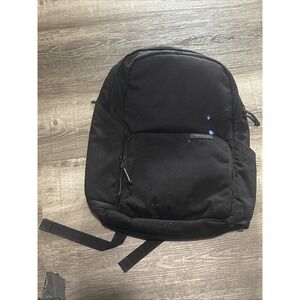 Brevite Camera Backpack Black Travel Photography Laptop Bag Blue Paint Stain